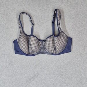 Rosme Women Bra 38D Navy Geometric 782018 T Shirt Underwired Strap